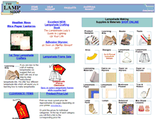 Tablet Screenshot of lampshop.com