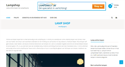 Desktop Screenshot of lampshop.be
